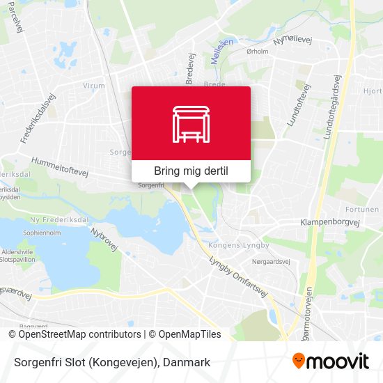 Sorgenfri Slot (Kongevejen) kort