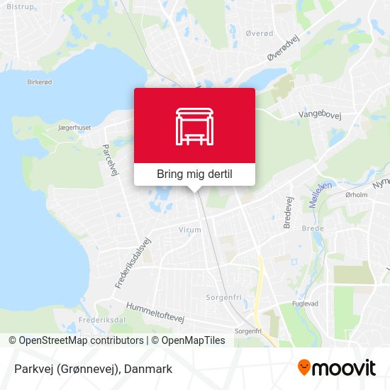 Parkvej (Grønnevej) kort