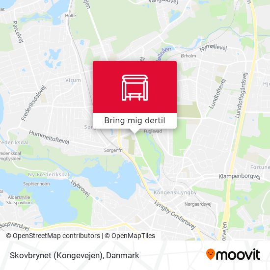 Skovbrynet (Kongevejen) kort