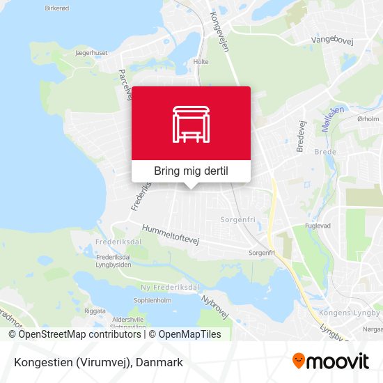 Kongestien (Virumvej) kort