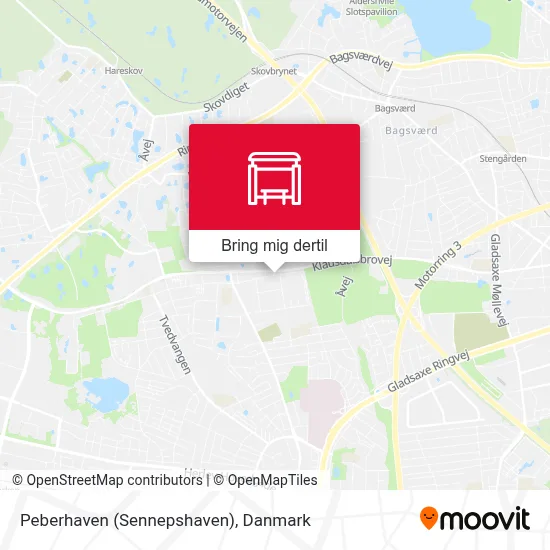 Peberhaven (Sennepshaven) kort