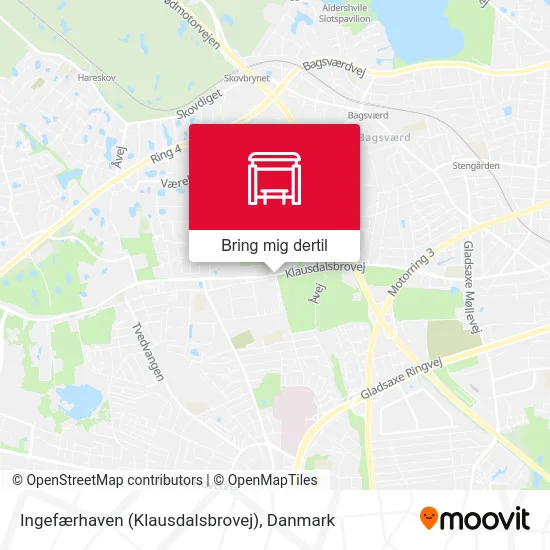 Ingefærhaven (Klausdalsbrovej) kort