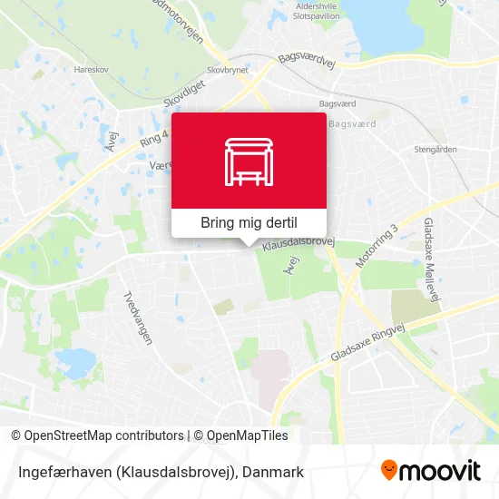 Ingefærhaven (Klausdalsbrovej) kort