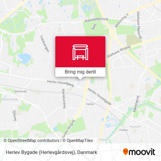 Herlev Bygade (Herlevgårdsvej) kort