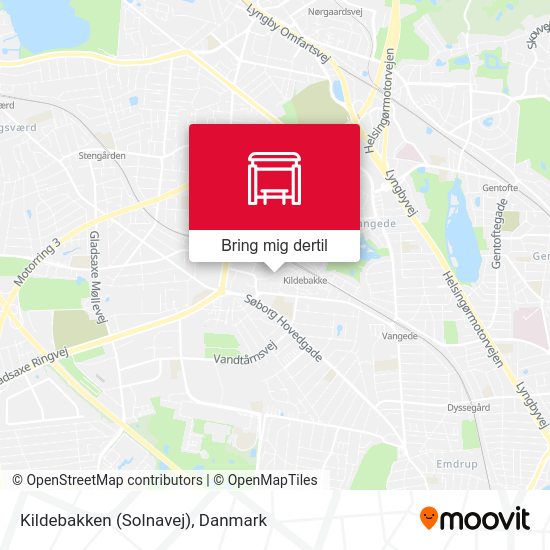 Kildebakken (Solnavej) kort