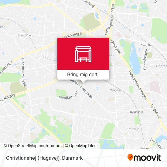 Christianehøj (Hagavej) kort