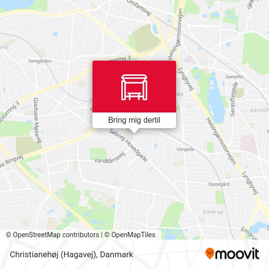 Christianehøj (Hagavej) kort