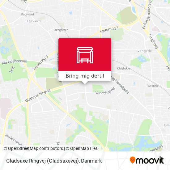 Gladsaxe Ringvej (Gladsaxevej) kort