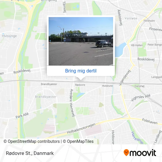 Rødovre St. kort