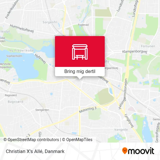 Christian X's Allé kort