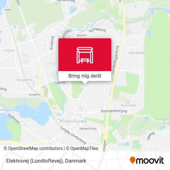 Elektrovej (Lundtoftevej) kort