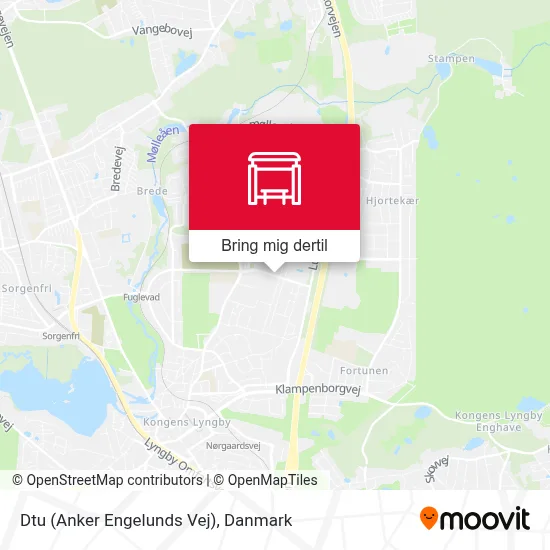 Dtu (Anker Engelunds Vej) kort