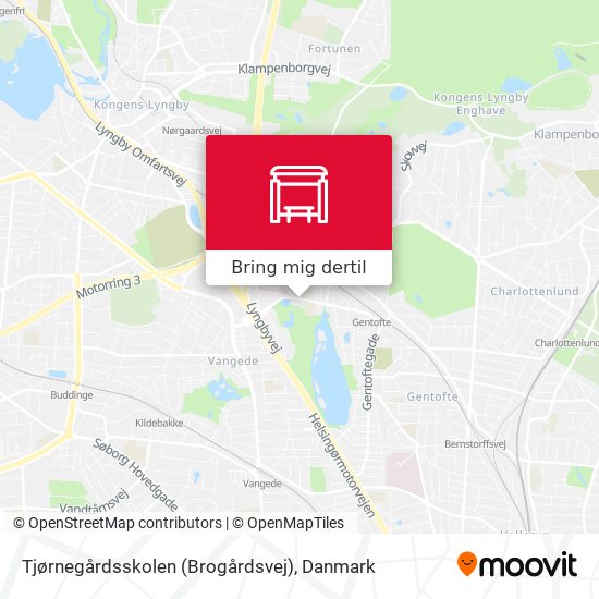 Tjørnegårdsskolen (Brogårdsvej) kort