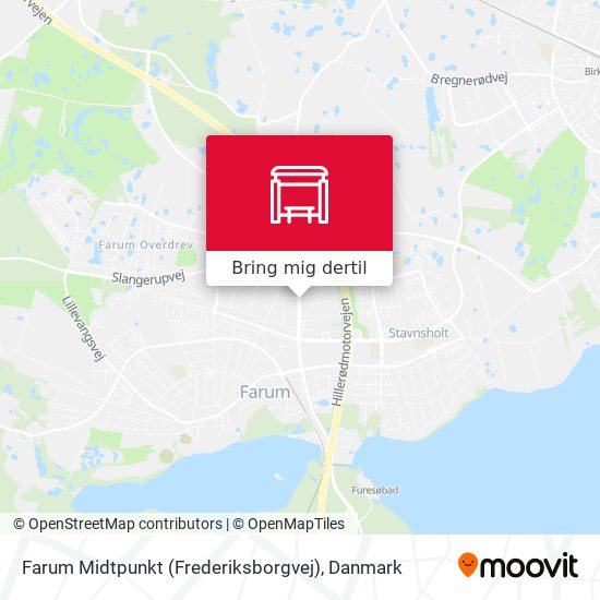 Farum Midtpunkt (Frederiksborgvej) kort