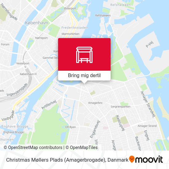 Christmas Møllers Plads (Amagerbrogade) kort