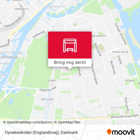 Dyvekeskolen (Englandsvej) kort