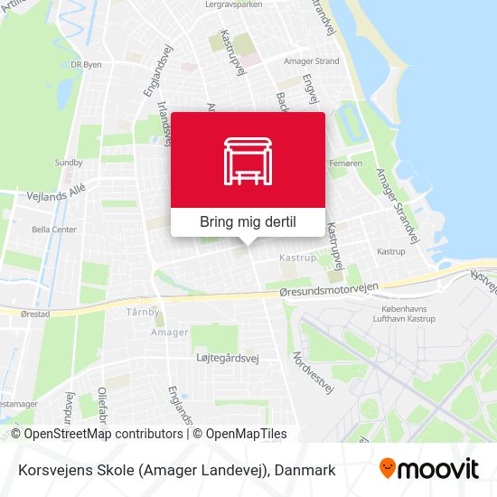 Korsvejens Skole (Amager Landevej) kort