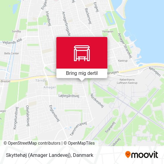 Skyttehøj (Amager Landevej) kort