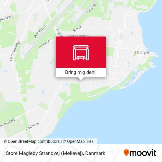 Store Magleby Strandvej (Møllevej) kort