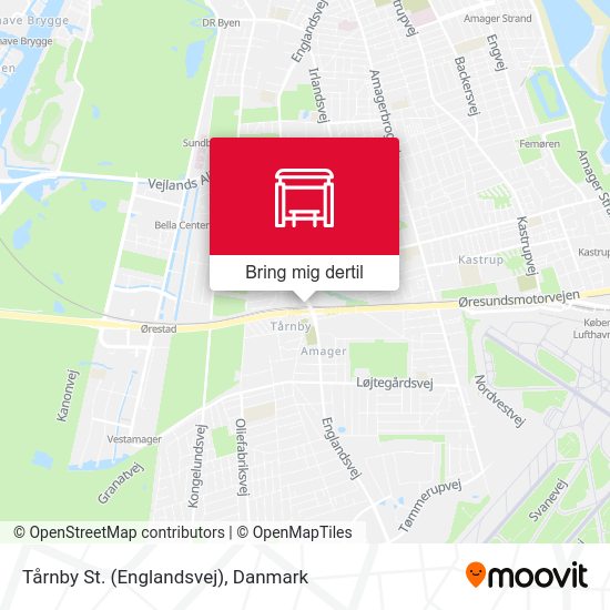 Tårnby St. (Englandsvej) kort
