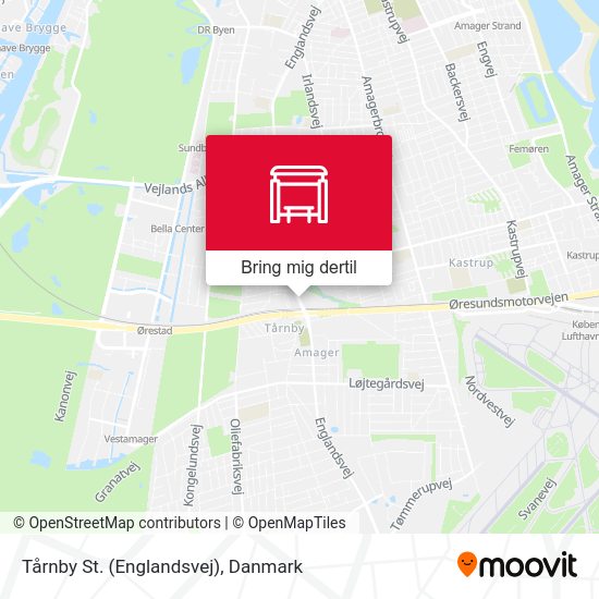 Tårnby St. (Englandsvej) kort