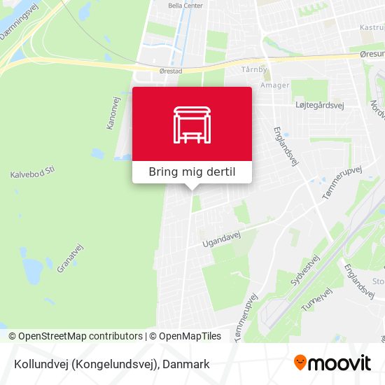Kollundvej (Kongelundsvej) kort