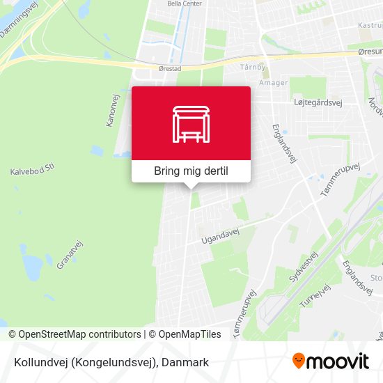 Kollundvej (Kongelundsvej) kort