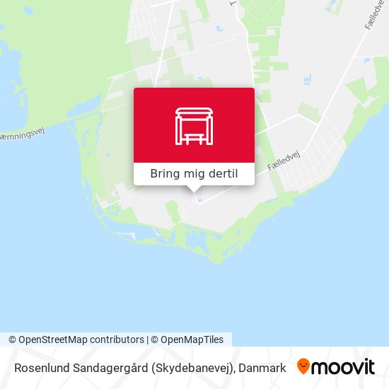 Rosenlund Sandagergård (Skydebanevej) kort