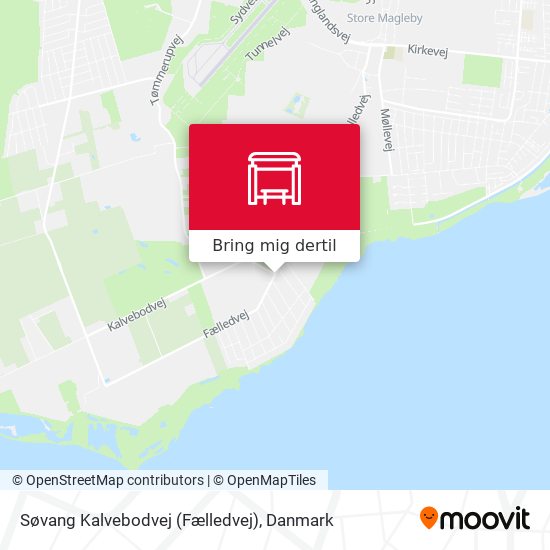 Søvang Kalvebodvej (Fælledvej) kort