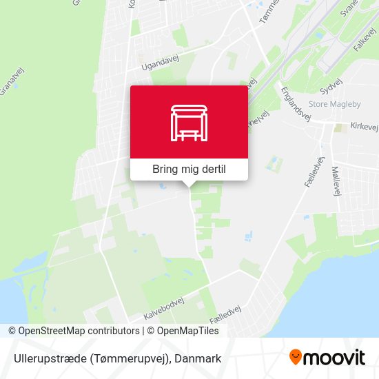 Ullerupstræde (Tømmerupvej) kort