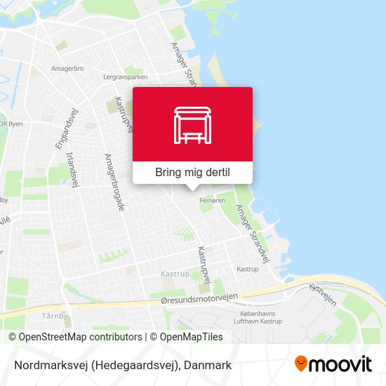 Nordmarksvej (Hedegaardsvej) kort