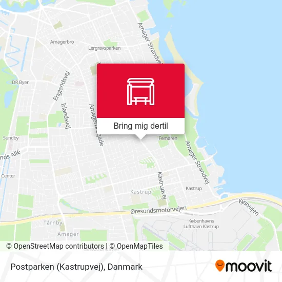 Postparken (Kastrupvej) kort