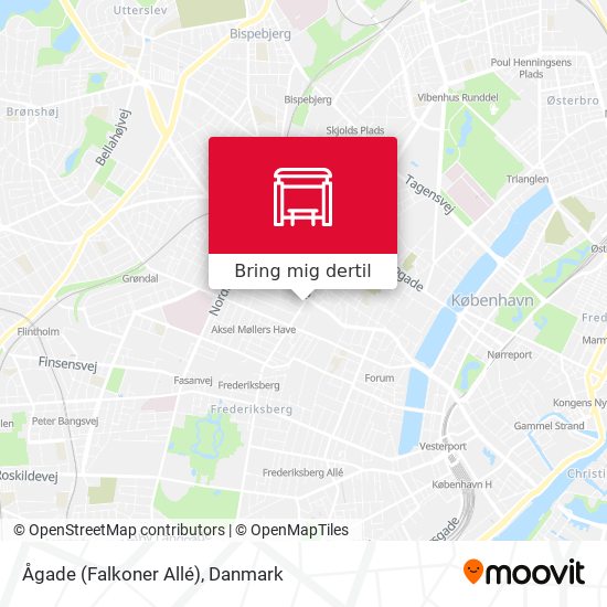 Ågade (Falkoner Allé) kort