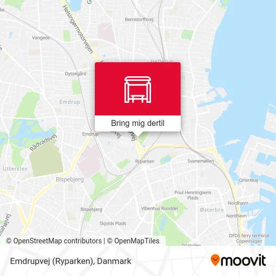 Emdrupvej (Ryparken) kort