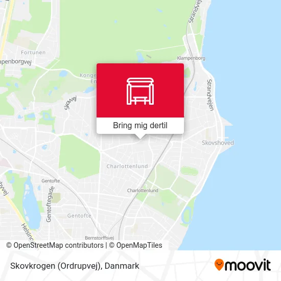 Skovkrogen (Ordrupvej) kort