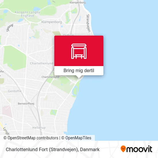 Charlottenlund Fort (Strandvejen) kort