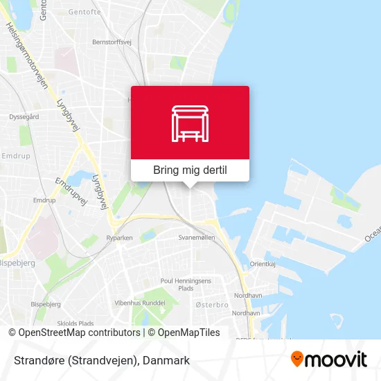 Strandøre (Strandvejen) kort