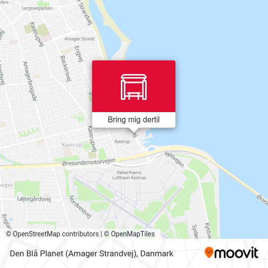 Den Blå Planet (Amager Strandvej) kort