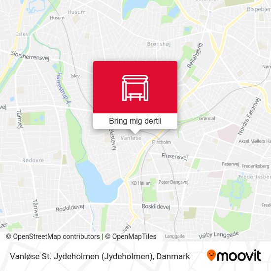 Vanløse St. Jydeholmen kort