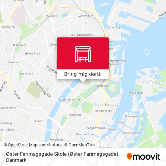 Øster Farimagsgade Skole kort