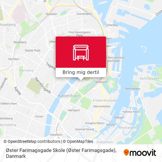 Øster Farimagsgade Skole kort