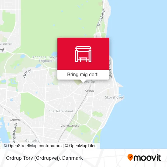 Ordrup Torv (Ordrupvej) kort