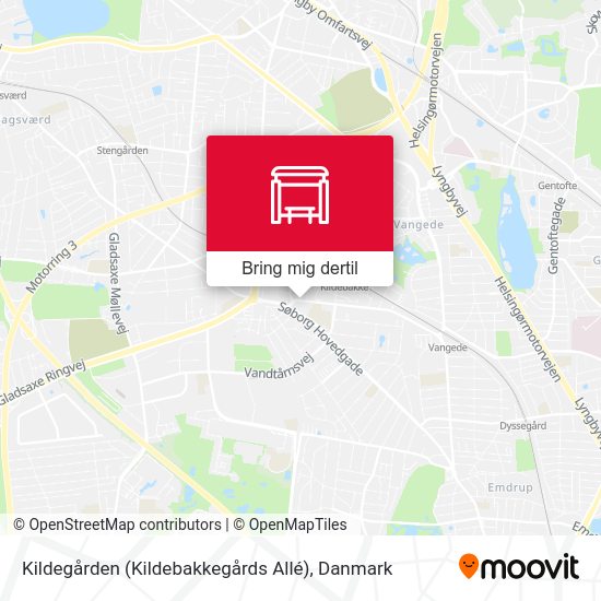 Kildegården (Kildebakkegårds Allé) kort