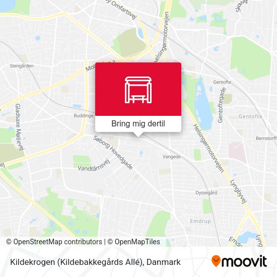 Kildekrogen (Kildebakkegårds Allé) kort