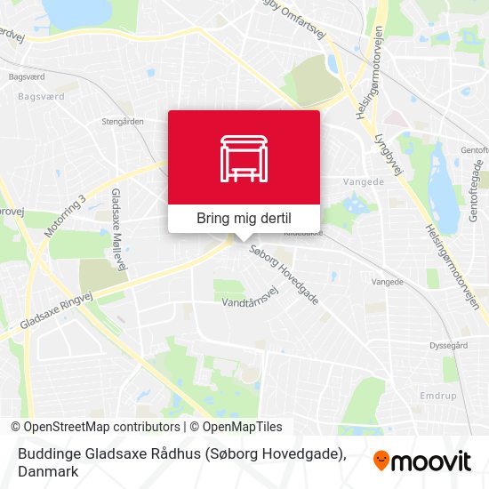 Buddinge Gladsaxe Rådhus (Søborg Hovedgade) kort