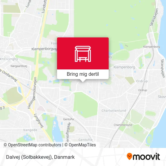 Dalvej (Solbakkevej) kort