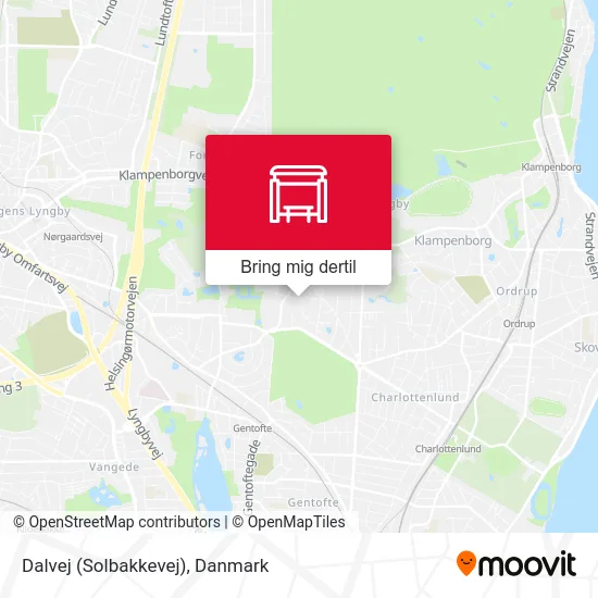 Dalvej (Solbakkevej) kort