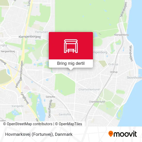 Hovmarksvej (Fortunvej) kort