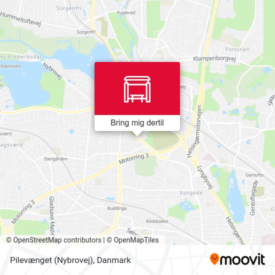 Pilevænget (Nybrovej) kort