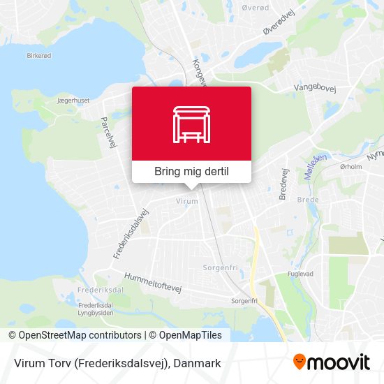 Virum Torv (Frederiksdalsvej) kort